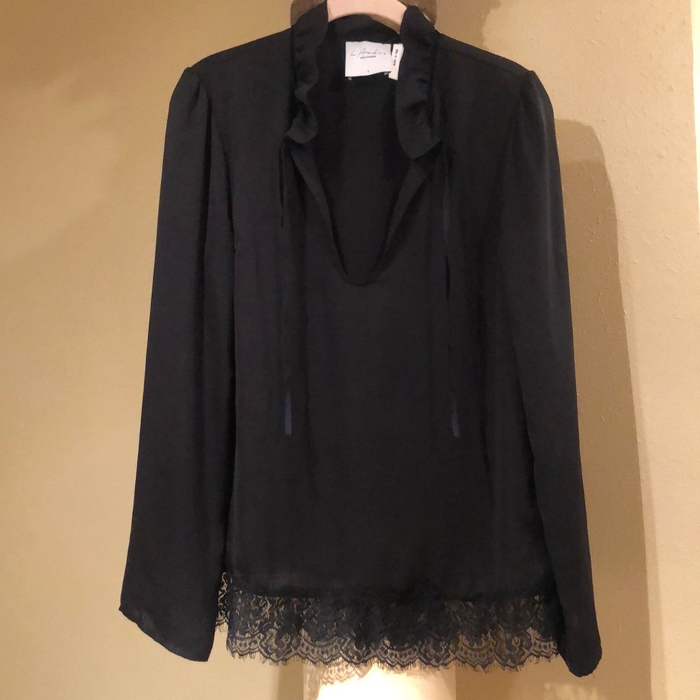 L’ Academie Los Angeles bohemian lace blouse
